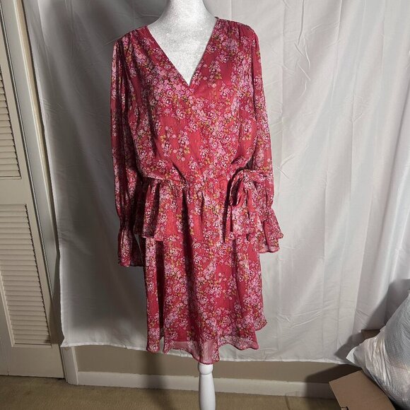 Lauren Conrad Floral Dress Size 1X NWT - Picture 1 of 12